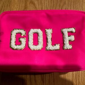 Golf Zip Tote/ Cosmetic Bag
